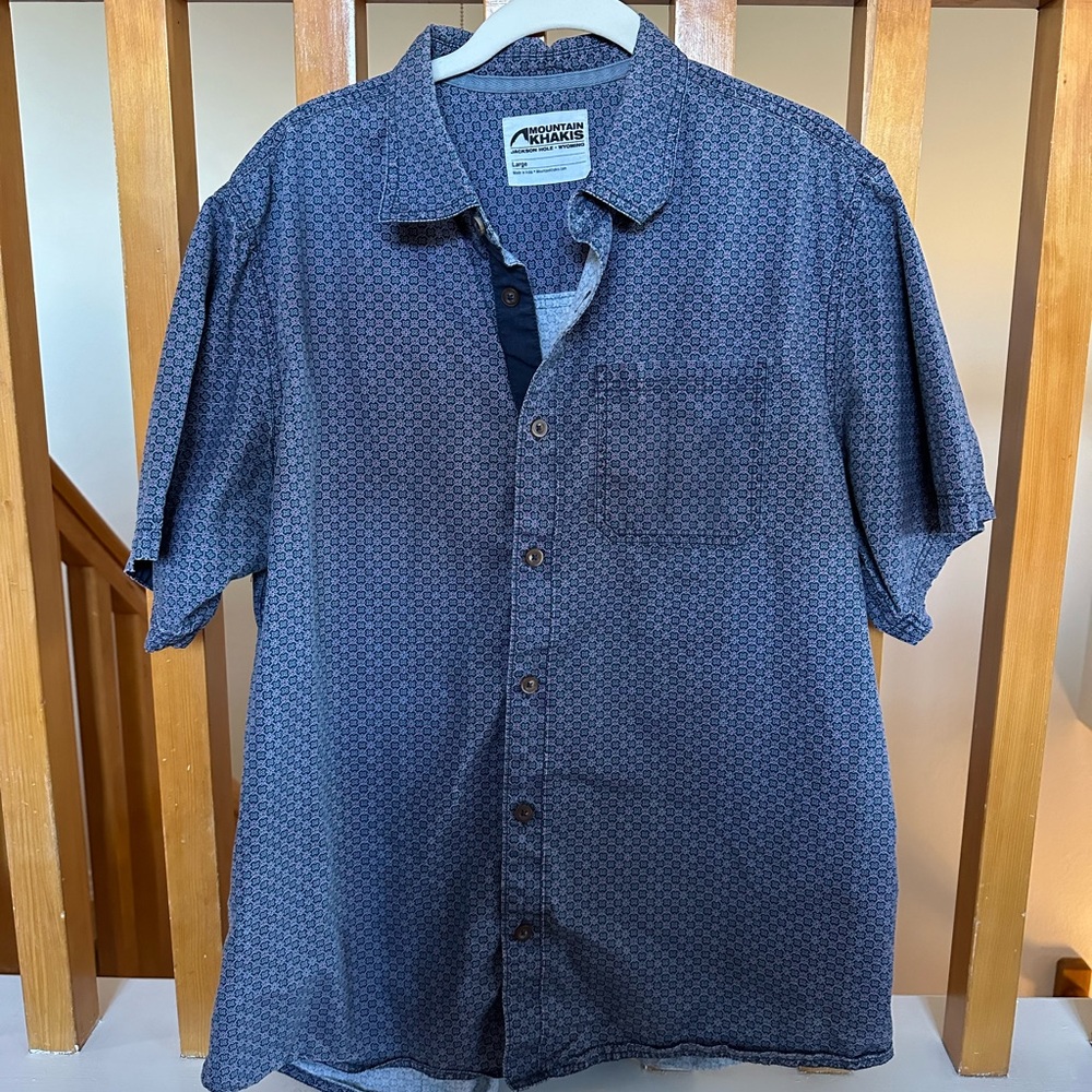 Patterned Mountain Khakis Button Down - image 1